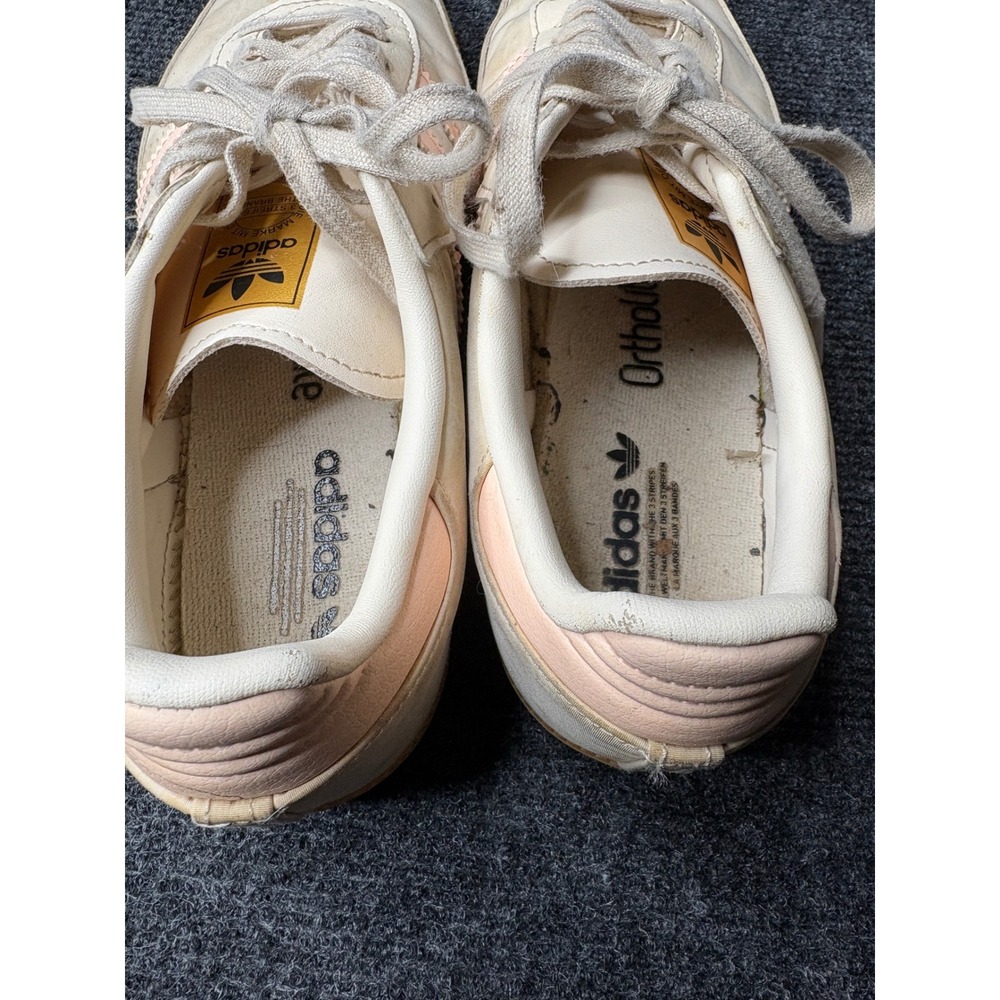Adidas Samba OG Wonder White Pink Gum Sole Sneakers IE0822 Womens Low Top - Picture 5 of 8